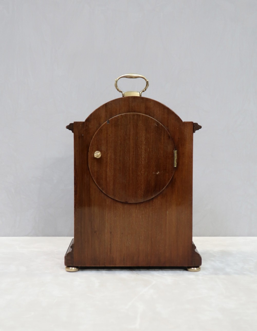 English Edwardian Mahogany Mantel Clock by Astral View VII