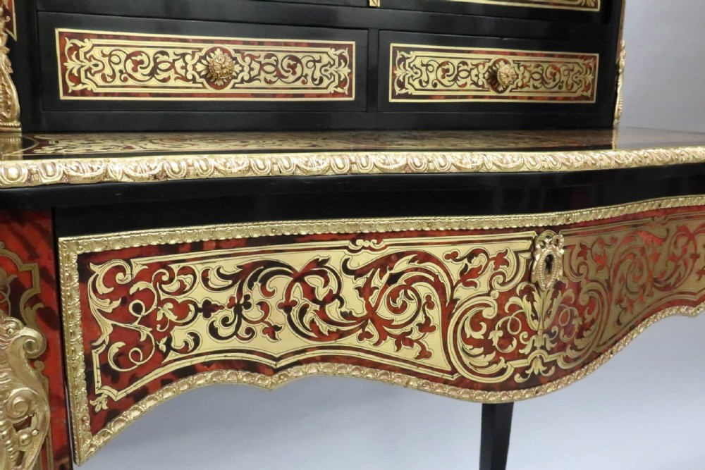 French 19th Century Louis XV Style Boulle Dressing Table View IX