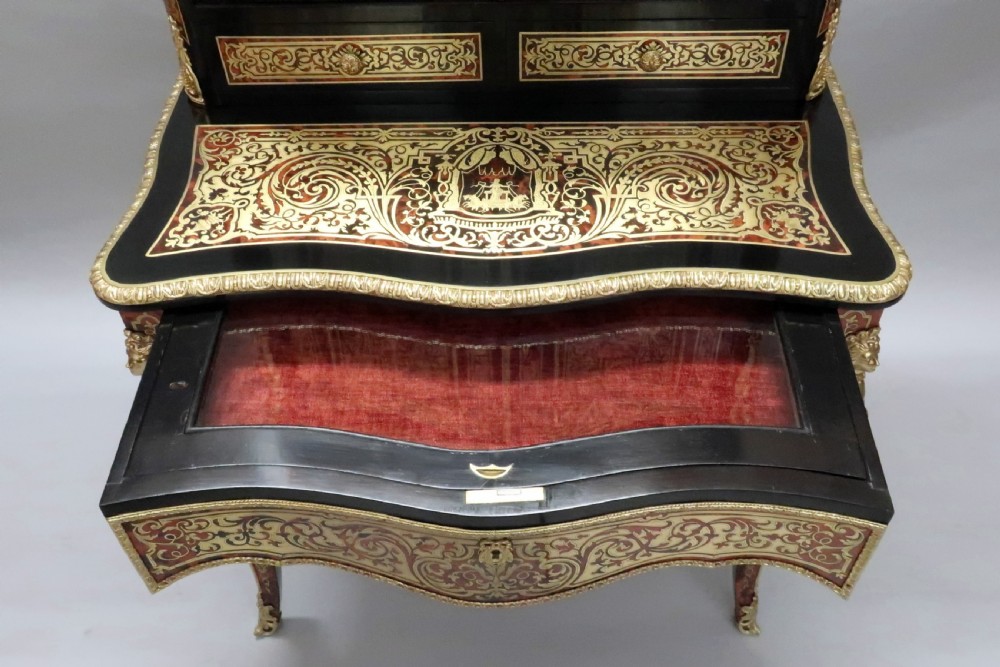 French 19th Century Louis XV Style Boulle Dressing Table View XII