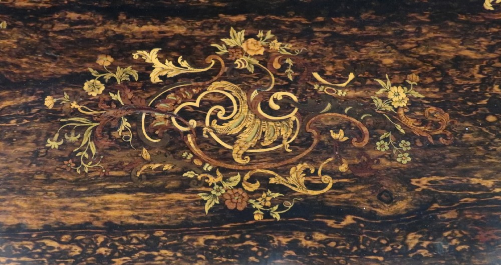Victorian Marquetry Occasional Table Attributed to Holland & Sons View IV