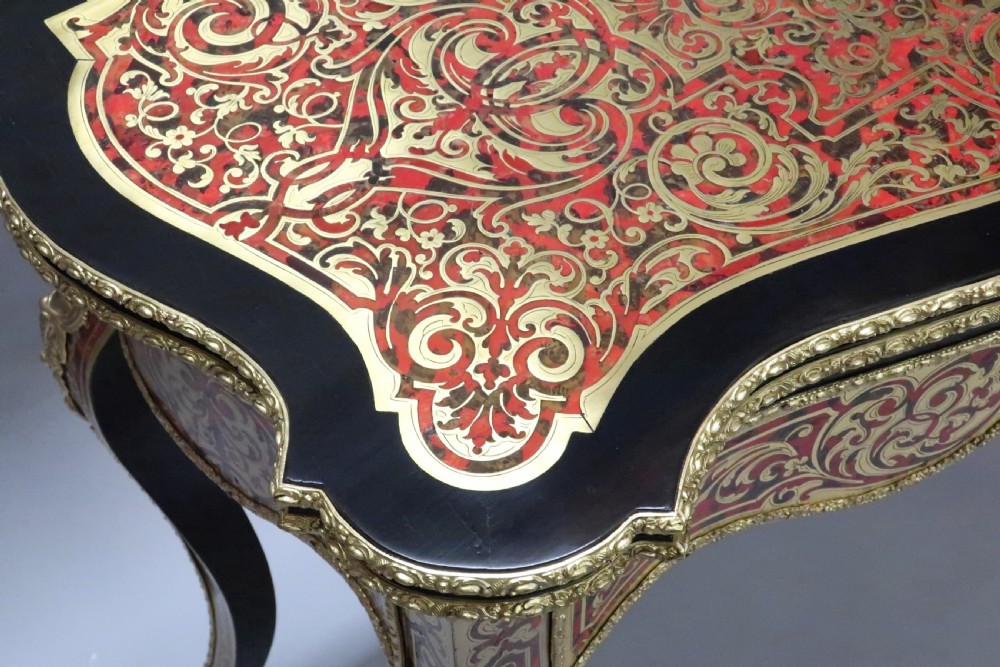 French Louis XV Style Boulle Games Occasional Table View IV
