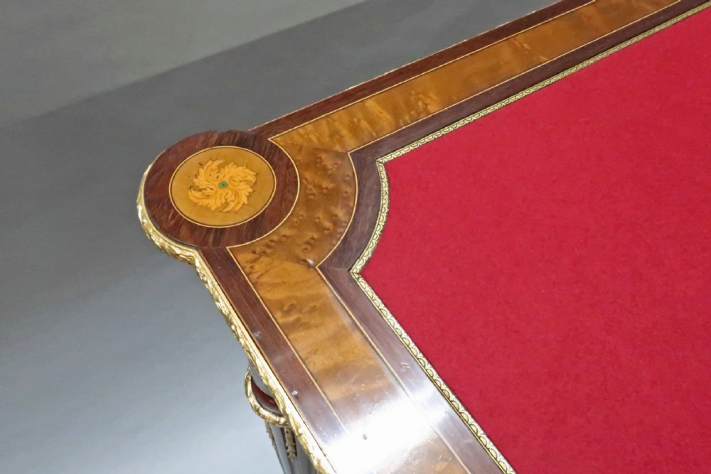 French Louis XVI Style Marquetry Card Occasional Table View XIV