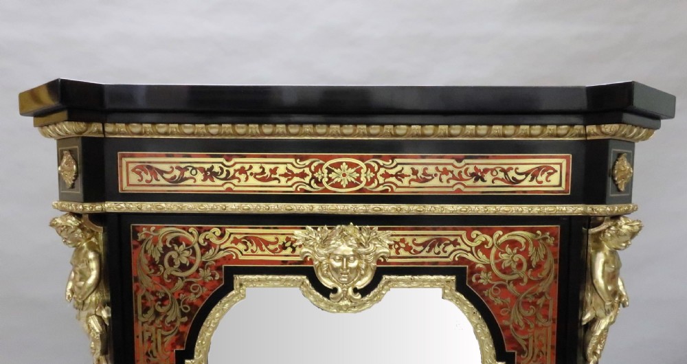 French Napoleon III Boulle Side Cabinet by Mathieu Befort View III