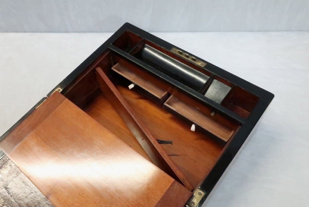 Victorian Figured Walnut Writing Box View VIII