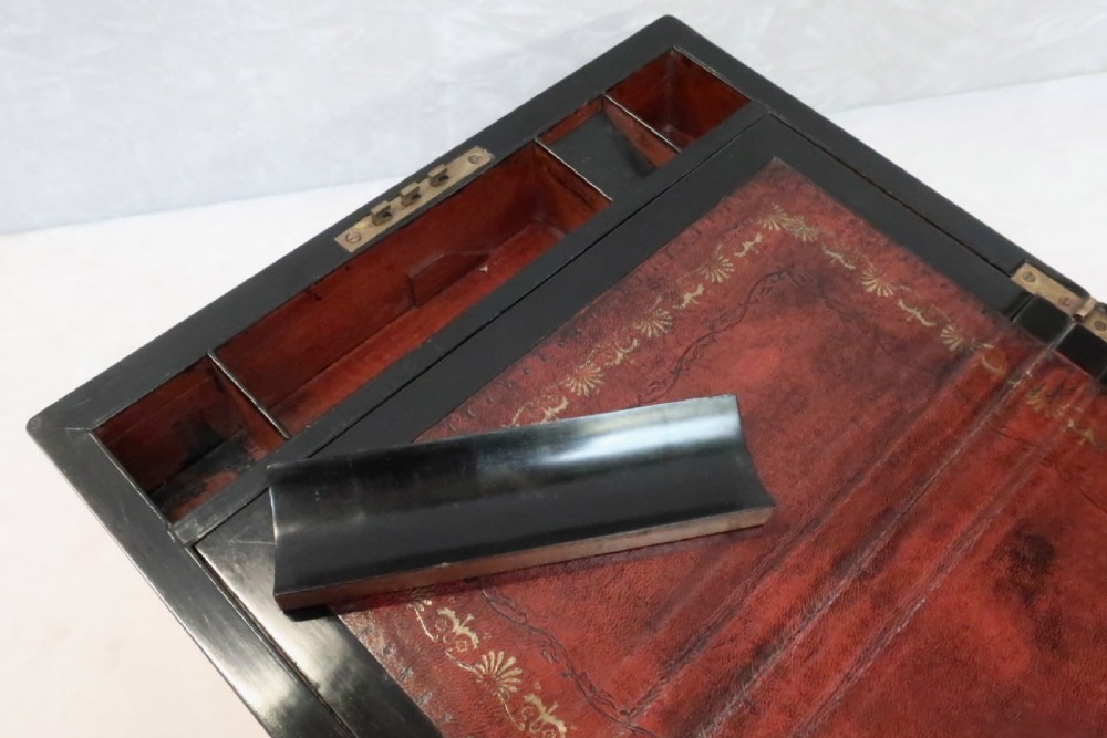 Victorian Figured Walnut Writing Box View IX