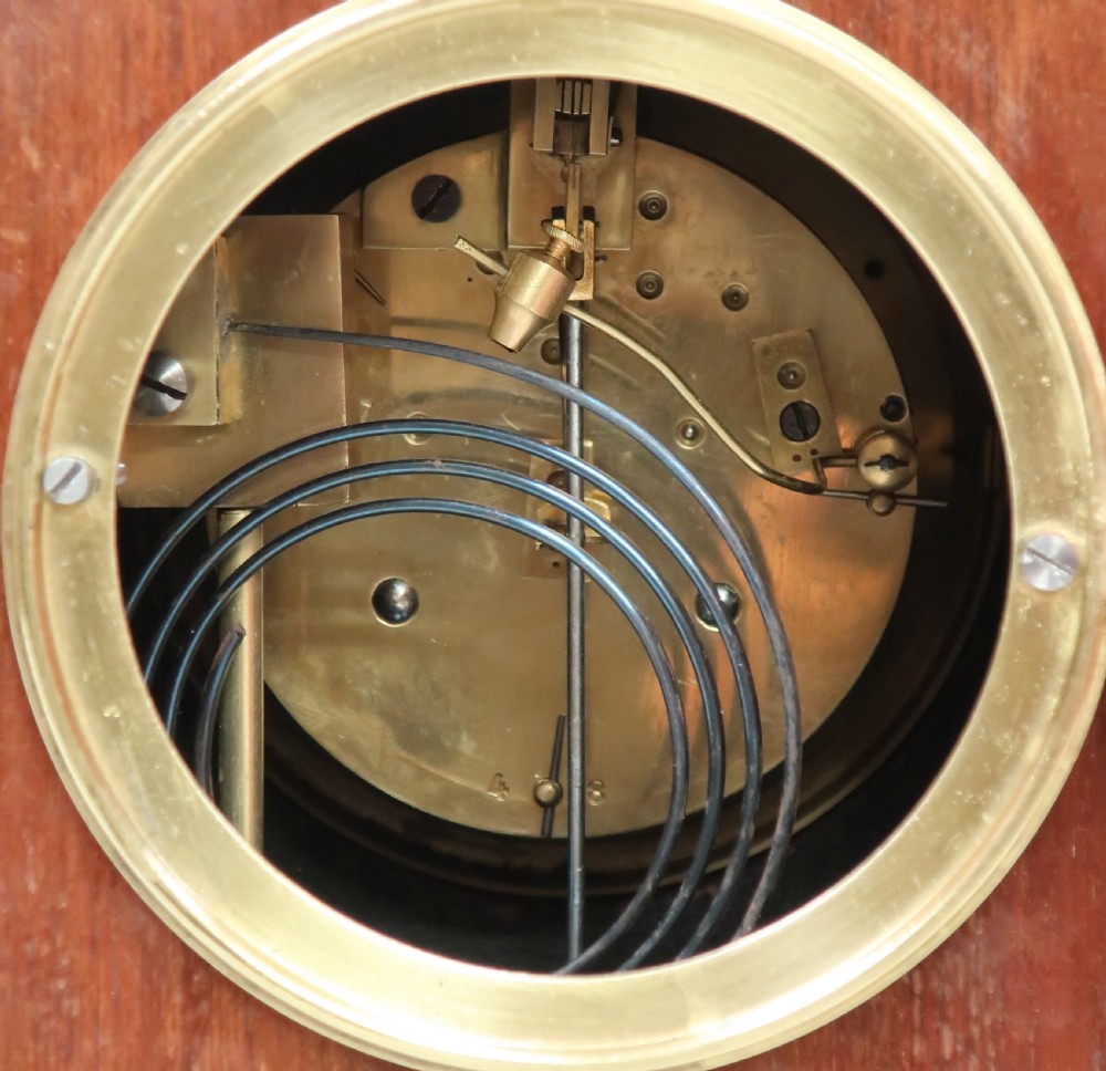 French Belle Epoque Mahogany Mantel Clock View VIII