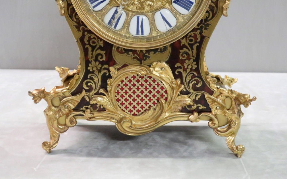 French Louis Philippe Boulle Mantel Clock View V