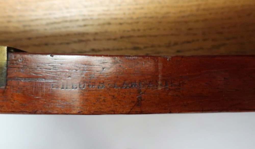 GEORGE III FIGURED MAHOGANY CHEST OF DRAWERS BY GILLOWS View IX