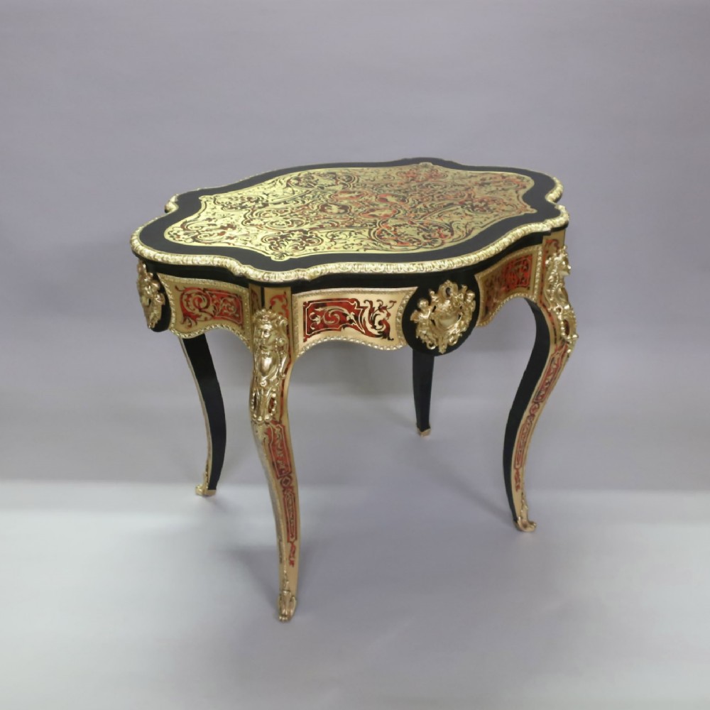 FRENCH LOUIS XV STYLE BOULLE OCCASIONAL TABLE