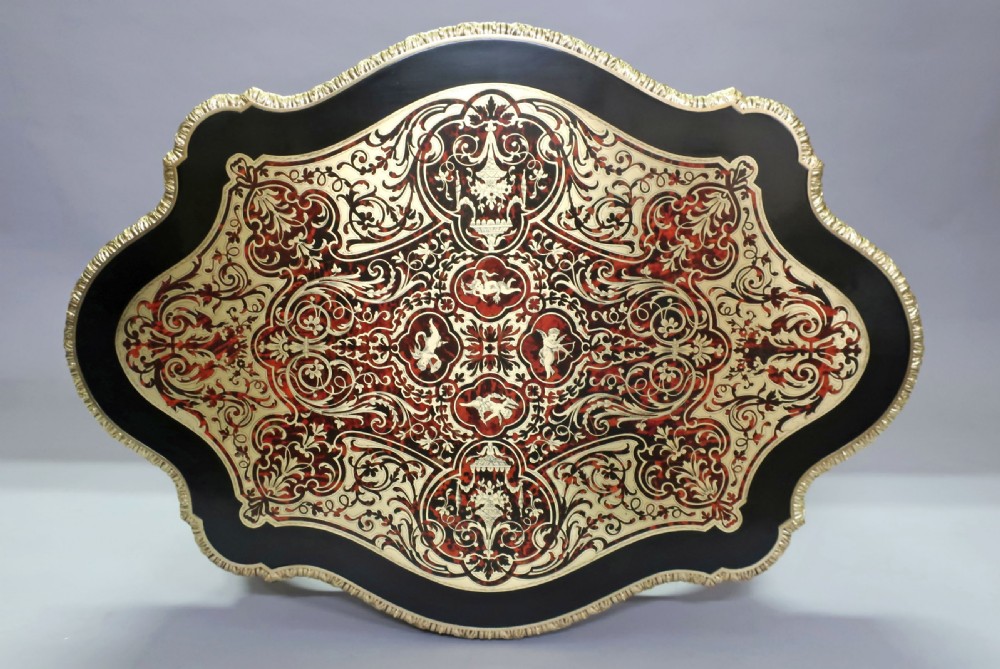 FRENCH LOUIS XV STYLE BOULLE OCCASIONAL TABLE View III