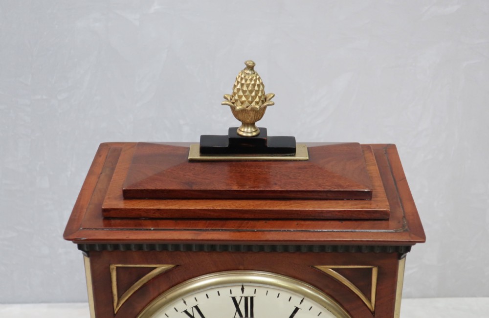 William IV Mahogany Bracket Clock by J & E Mason View VII