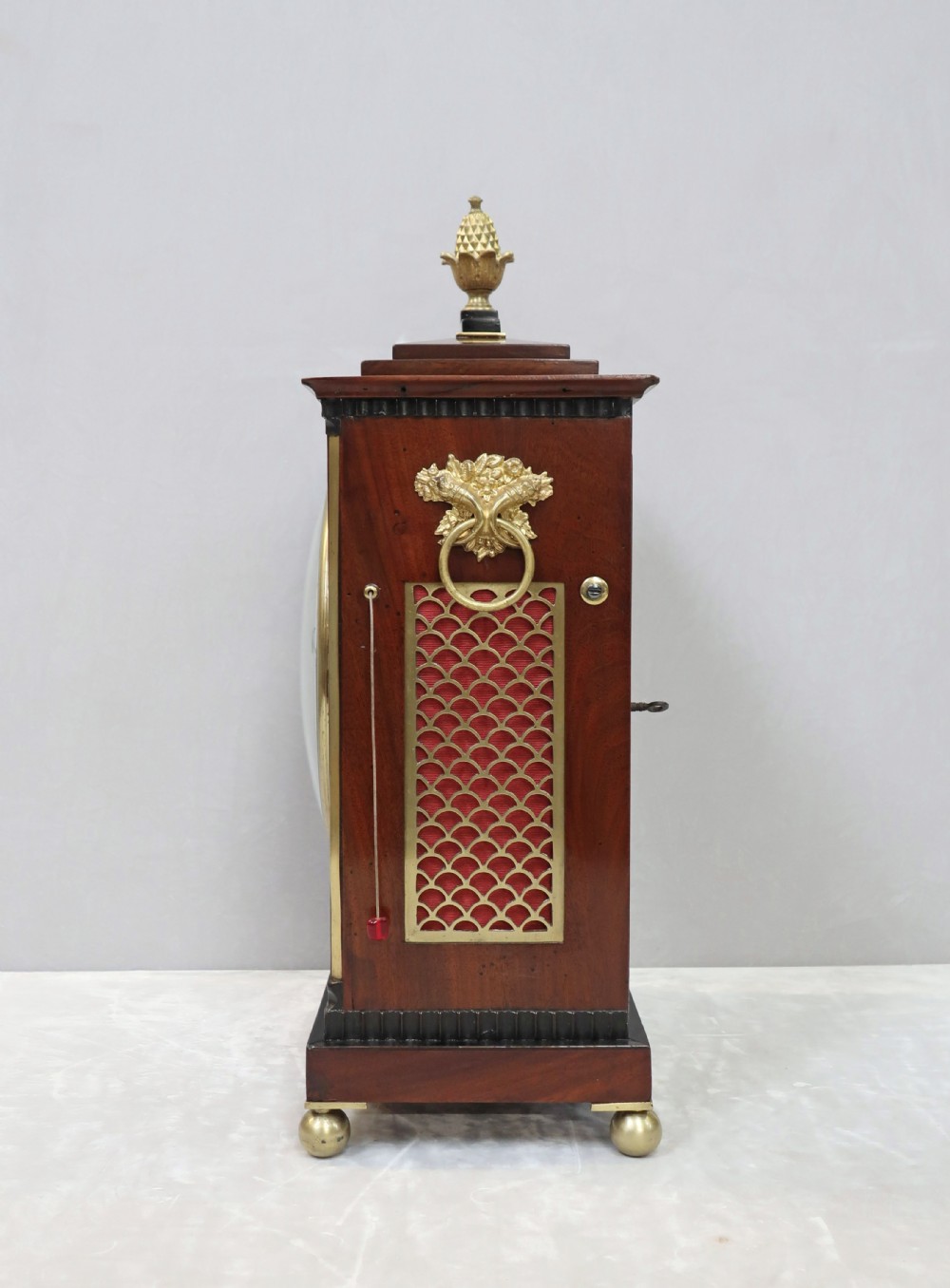 William IV Mahogany Bracket Clock by J & E Mason View IX