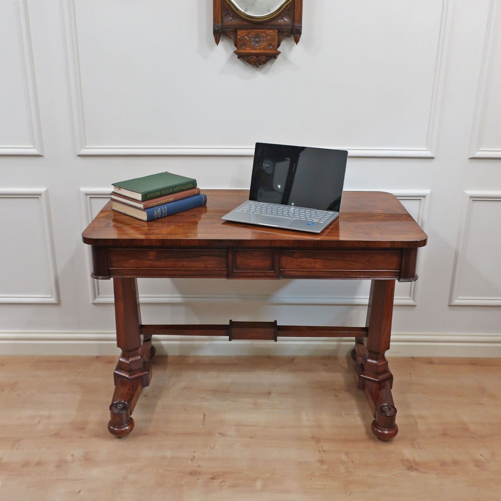 Late Georgian Rosewood Writing Table