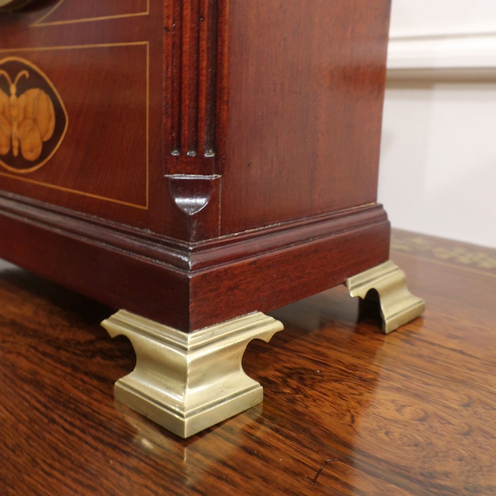 French 19th Century Mahogany Mantel Clock by Vincenti View V