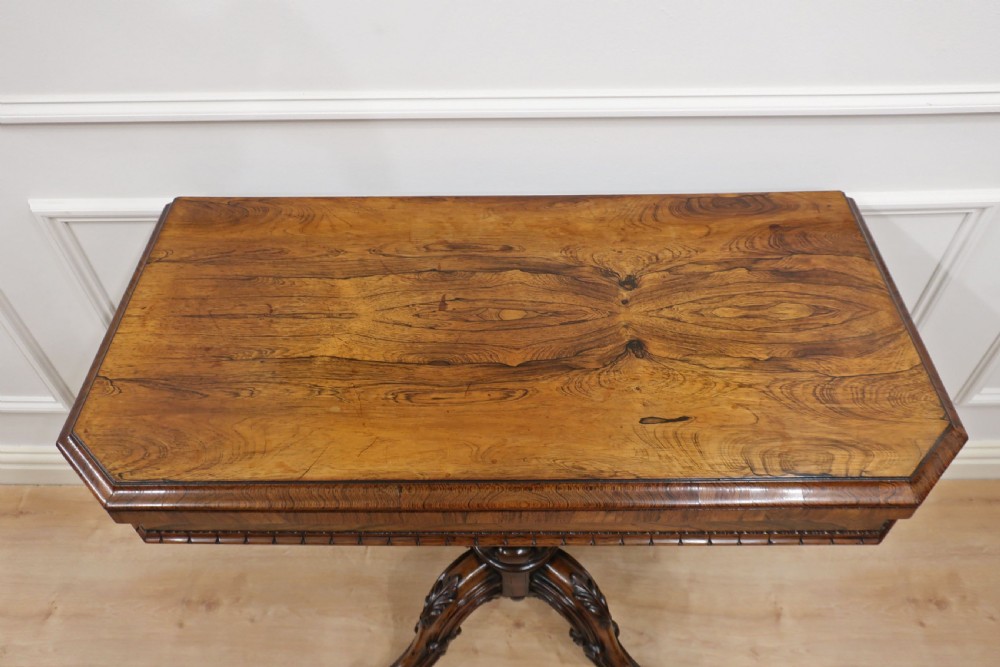 Victorian Rosewood Games Side Table View II