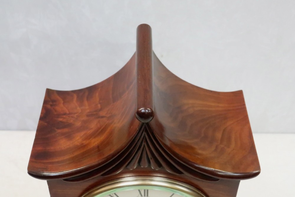 Georgian Mahogany Bracket Clock by Roskell of Liverpool View IX