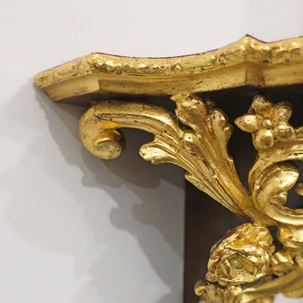 Pair of Victorian Rococo Style Gilt Wall Brackets View VIII