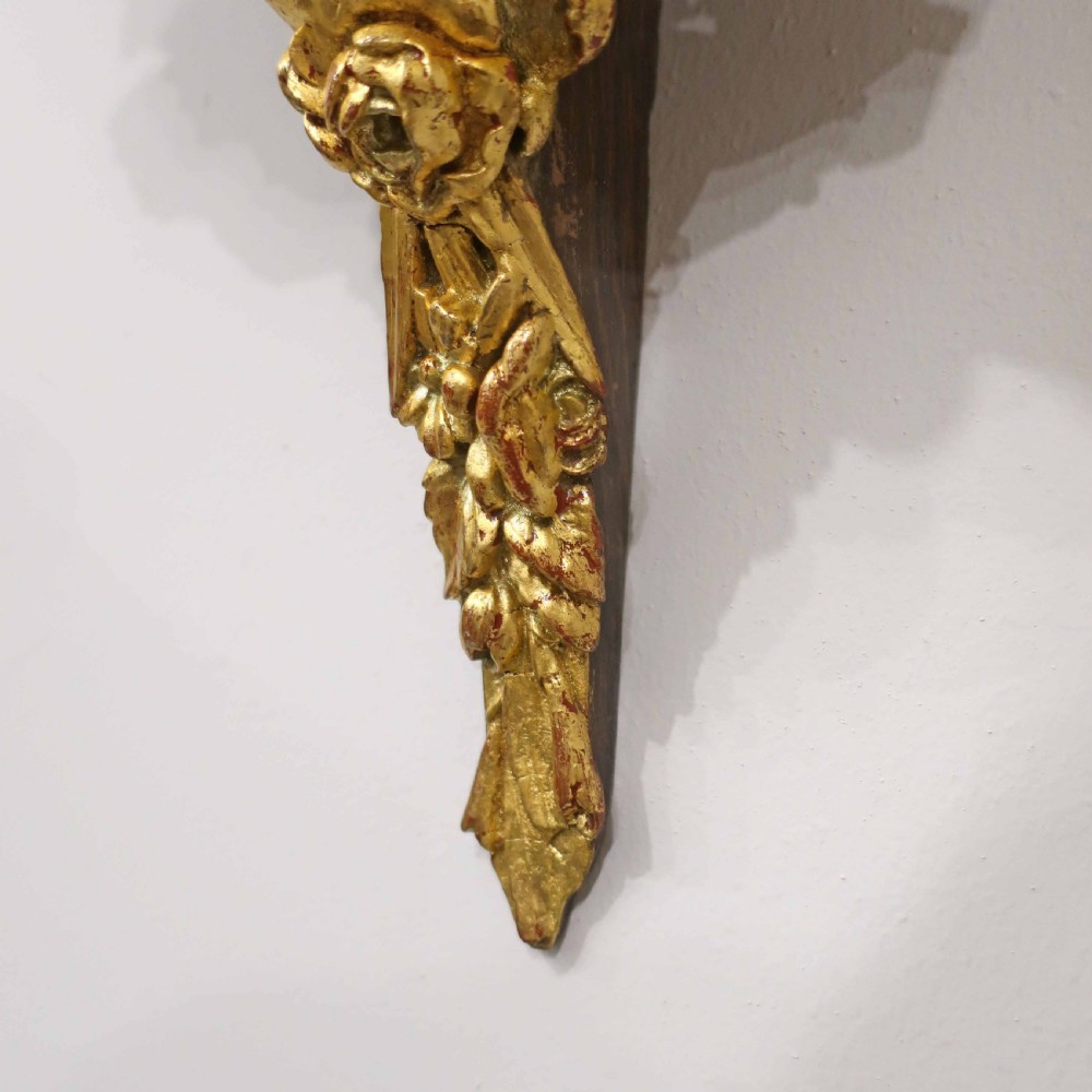 Pair of Victorian Rococo Style Gilt Wall Brackets View IX