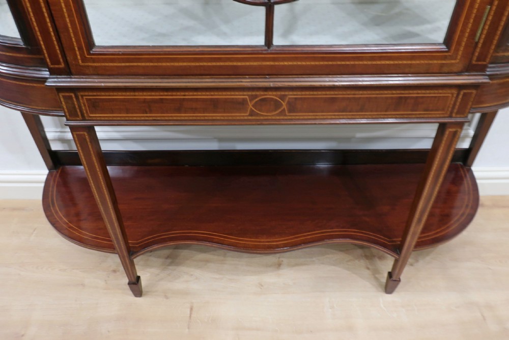 Edwardian Display Cabinet Attributed to Maple & Co  View IX
