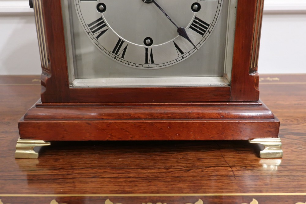 German Westminster Striking Bracket Clock by W&H View VI
