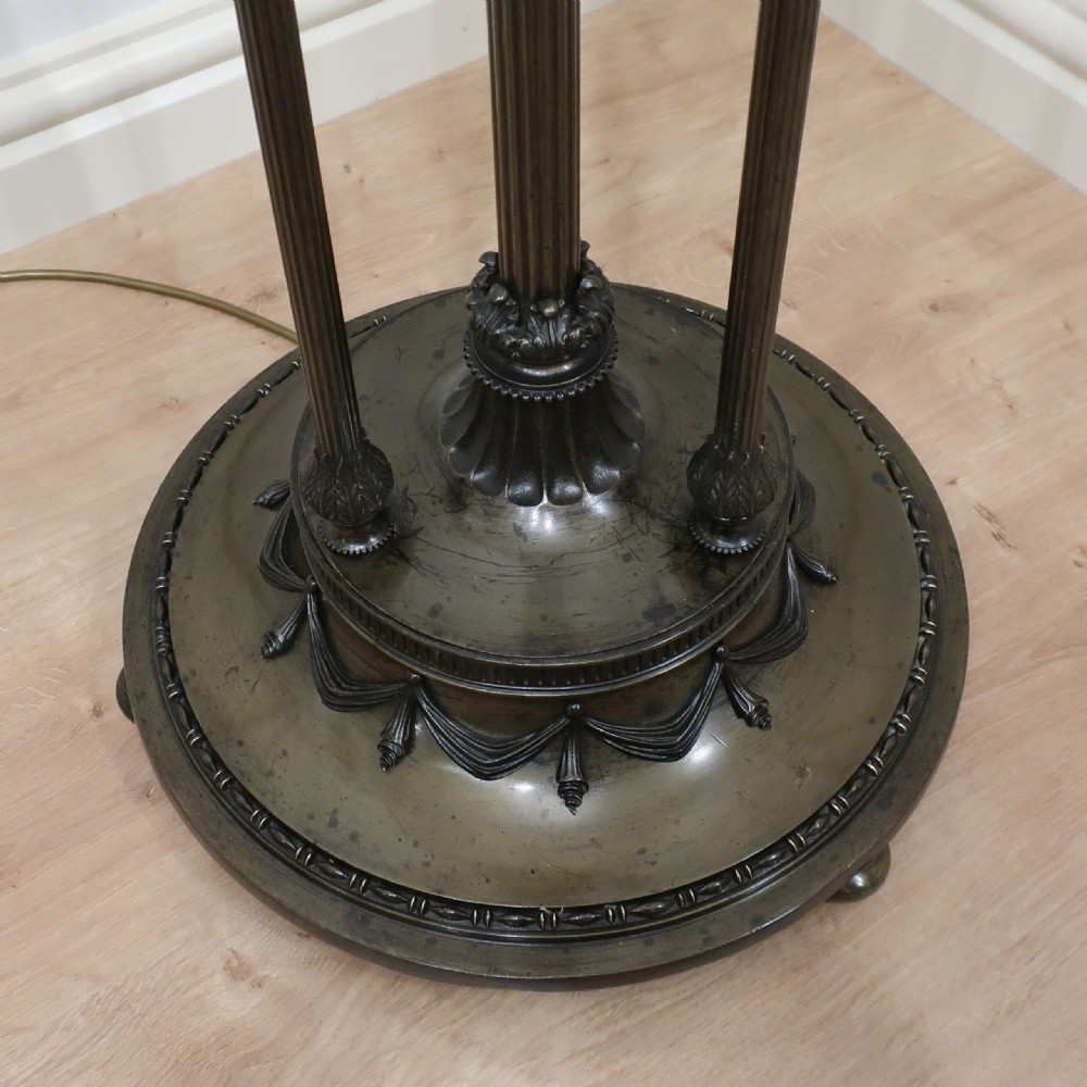 Victorian Bronze Empire Style Floor Lamp View VII