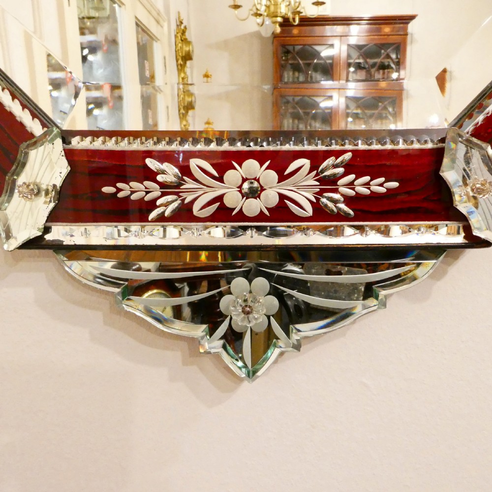 Early 20th Century Italian Venetian Wall Mirror View III