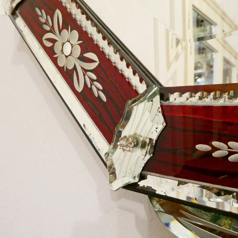 Early 20th Century Italian Venetian Wall Mirror View IV