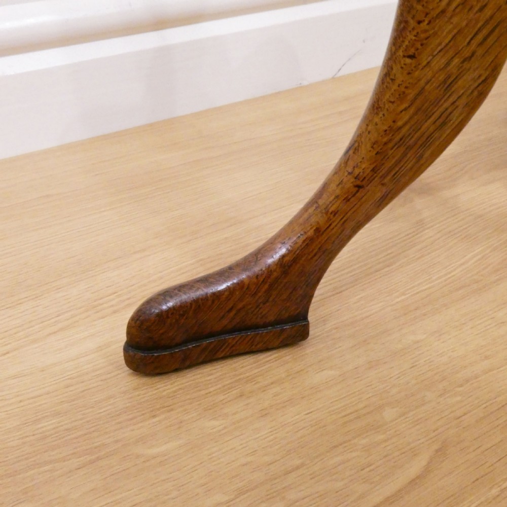 Pair of Edwardian Oak Torchères or Plants Stands View VIII