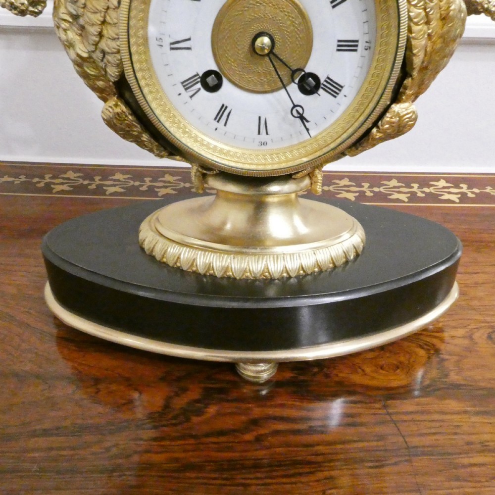 French Bronze & Gilt Bronze Mantel Clock Set by Japy Freres View VIII