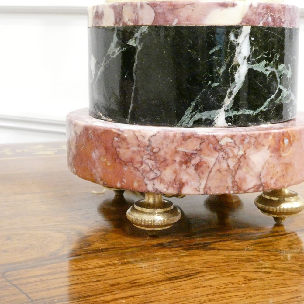 Pair of French Marble & Gilt Bronze Cassolette Table Lamps View XIII