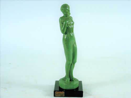 Beautiful French Art Deco Nude Figurine by Le Verrier C1925