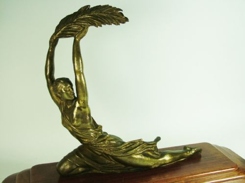 fig 1. Le Faguays, French Art Deco Bronze