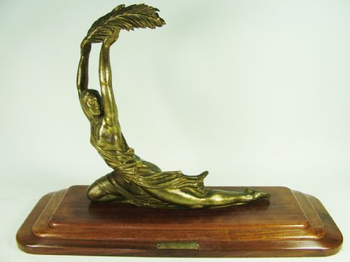 Le Faguays, French Art Deco Bronze "Triomphe" C1925