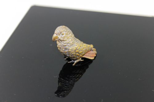 Austrian Cold Painted Bronze Parrot C.1900-20