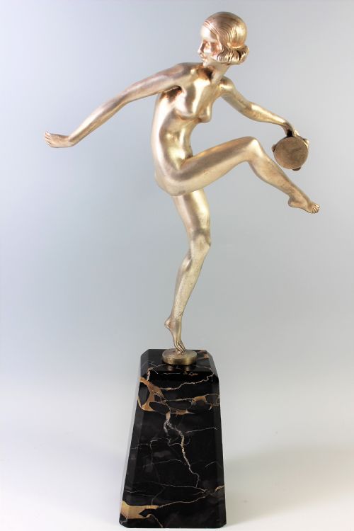 Pierre Laurel, French Art Deco Bronze Dancer C.1930