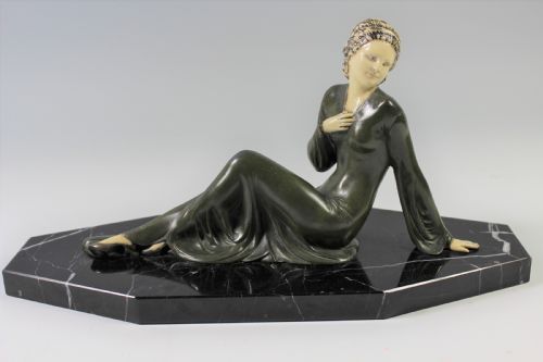 French Art Deco Figurine by Menneville C.1920-30