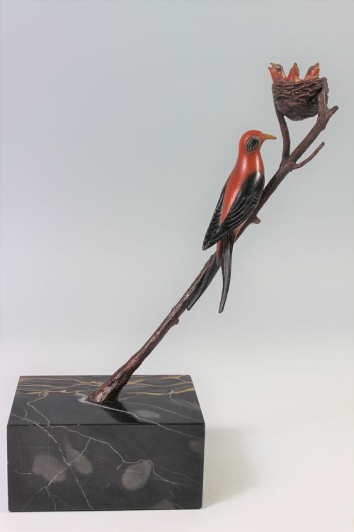 Rochard, French Art Deco Bronze Bird C1925