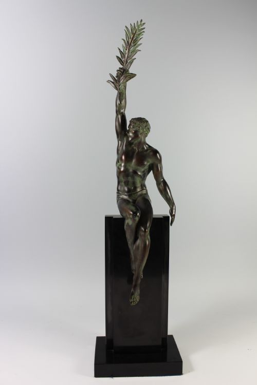 Le Faguays, "Trophee" French Art Deco Sculpture C.1925
