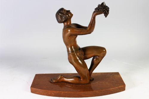 Limousin "The Offering" French Art Deco Nude Girl C.1930