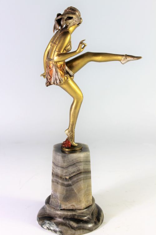 fig 1. Bruno Zach Austrian Art Deco Bronze