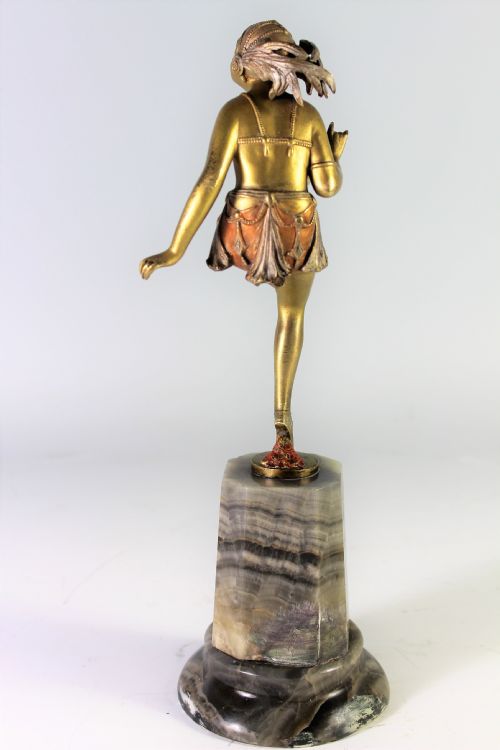 fig 2. Bruno Zach Austrian Art Deco Bronze