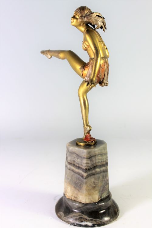 fig 3. Bruno Zach Austrian Art Deco Bronze