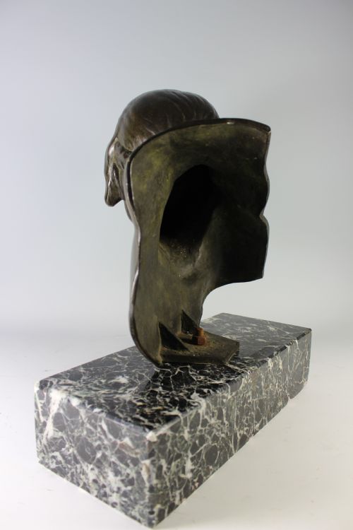 fig 1. Constant Roux 'Gladiator' 'Life Size' Bronze Sculpture c.1920