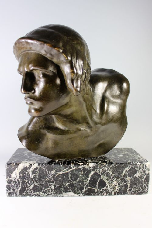 Constant Roux 'Gladiator' 'Life Size' Bronze Sculpture C.1920