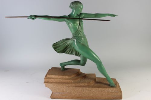 Le Faguays, French Art Deco Diana Huntress C.1930