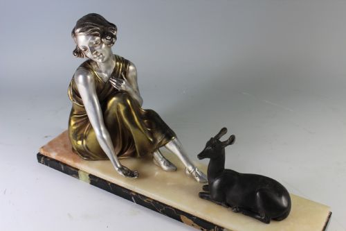 fig 1. Armand Godard French Art Deco Figural Group c.1930