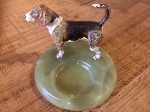 Austrian Cold Painted Bronze Beagle C.1920