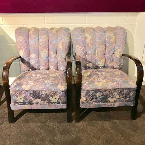 Pair of Art Deco Bentwood Chairs C1930