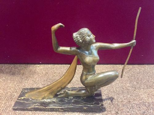 French Art Deco Diana the Huntress C.1930