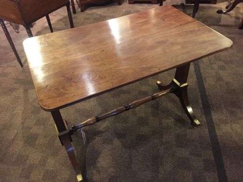 Regency Mahogany Centre Table with Original Brass Castors .C1850